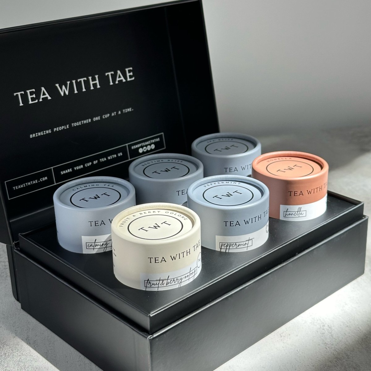 Calming Escapes: Tea Bento Box | 6 - pack - Tea with Tae