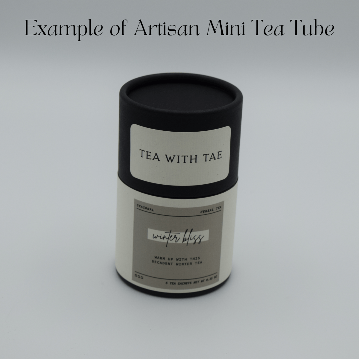 Chocolate Artisan Mini Tea Tube (5 tea sachets) - Tea with Tae
