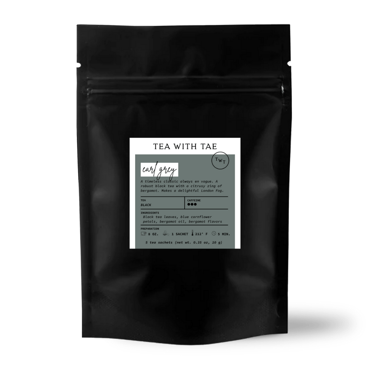 Earl Grey 5ct. Pouch - Tea with Tae