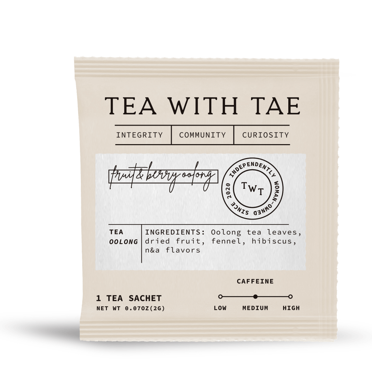 Fruit & Berry Oolong 50 ct. Overwrap Bag - Tea with Tae