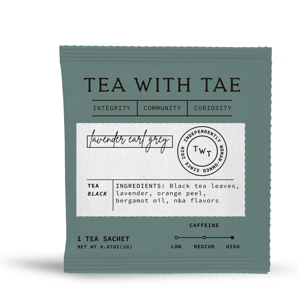 Lavender Earl Grey 50 ct. Overwrap Bag - Tea with Tae