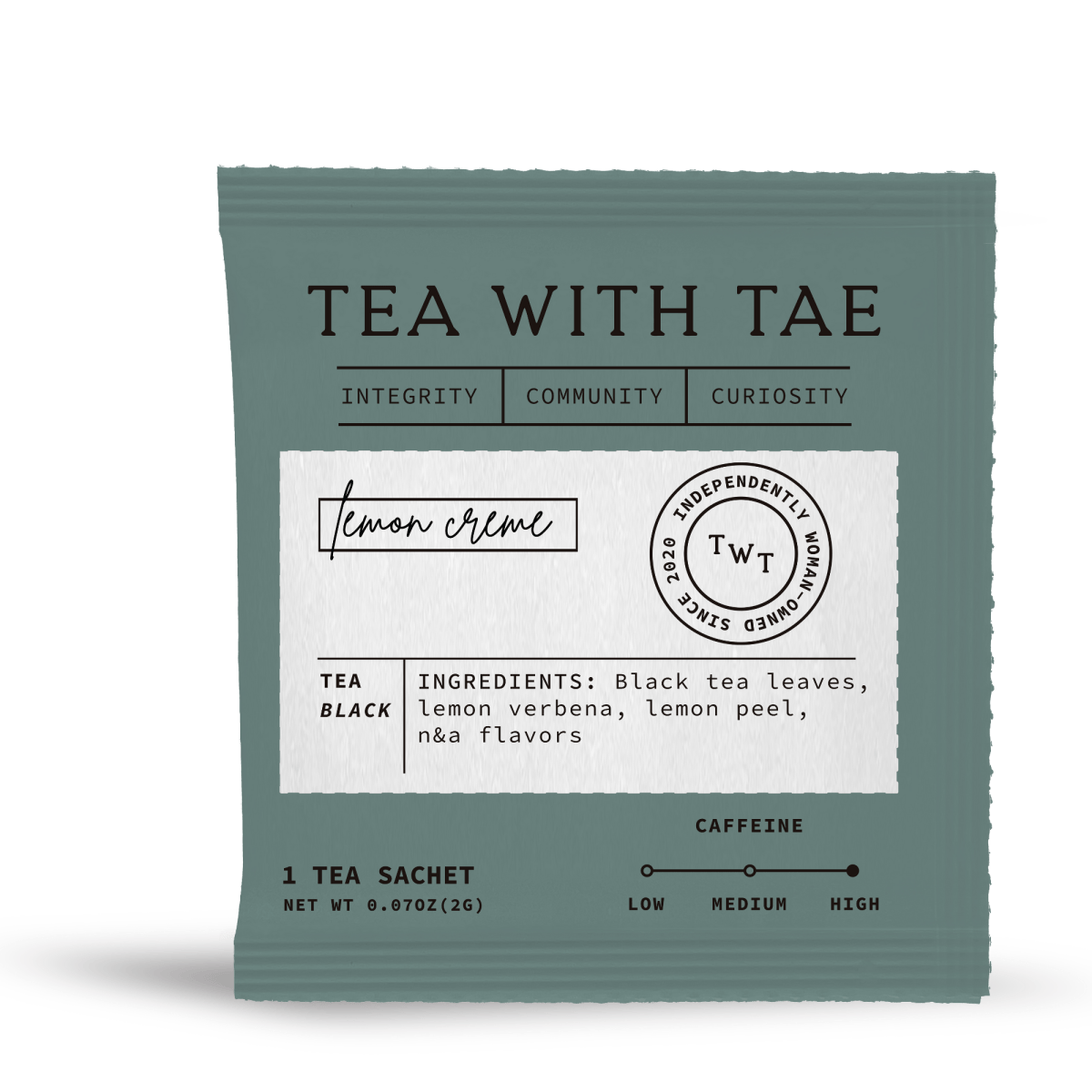 Lemon Creme 50 ct. Overwrap Bag - Tea with Tae