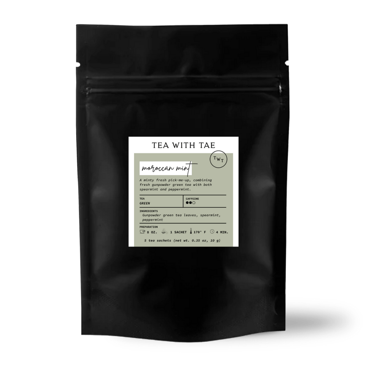 Moroccan Mint 5ct. Pouch - Tea with Tae