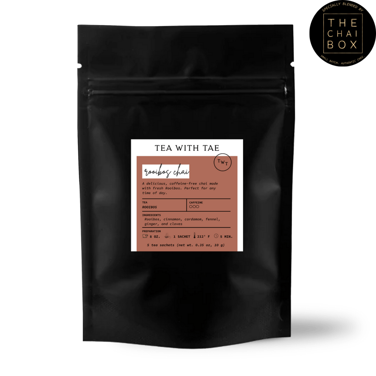 Rooibos Chai 5ct. Pouch - Tea with Tae