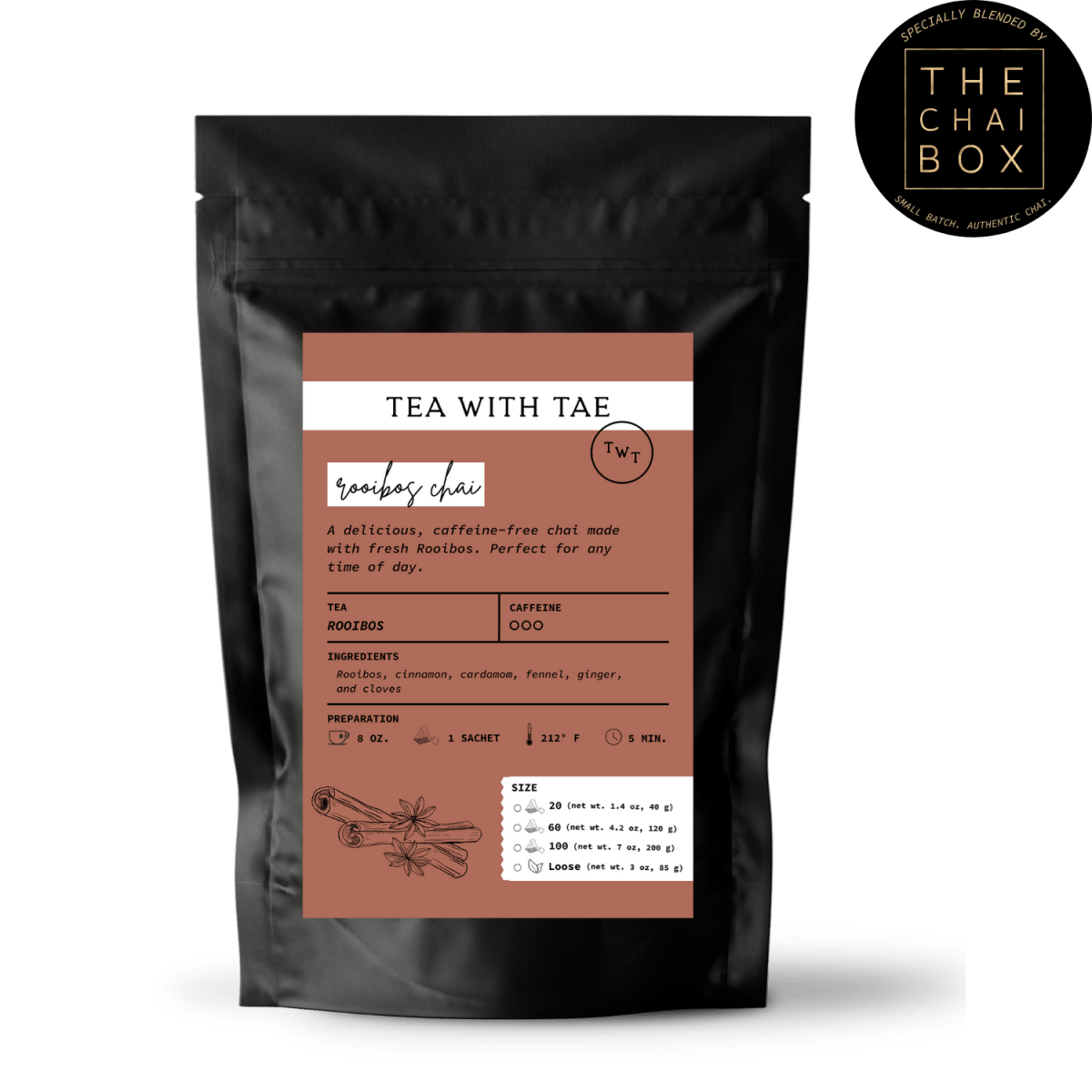 Rooibos Chai Pouch - Tea with Tae