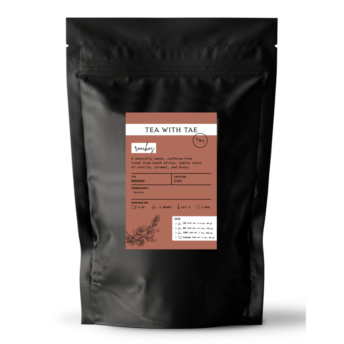 Rooibos Pouch - Tea with Tae